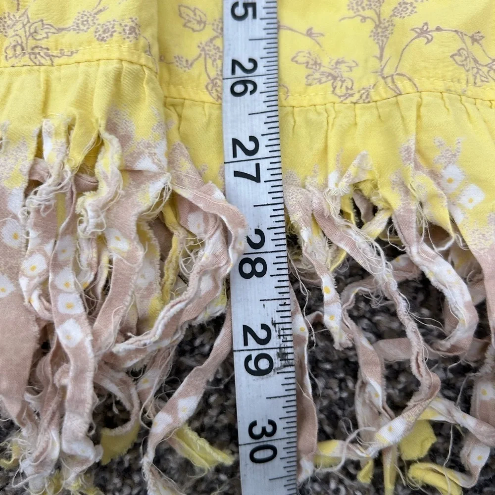 5/$25 Old Navy Girls strapless sundress with fun fringe hemline size large